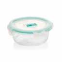 Masterchef Circular Glass Dish With Locking Lid 670ml 22.6fl oz