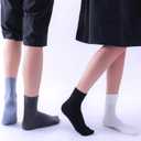 HUGSWEET Soft Comfy Cotton Breathable Socks for Women above Ankle Mini Crew Bootie Socks Gifts for Women 5-10 Pairs (White, Size 9-12)