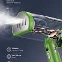 Reemix Portable Garment Steamer, Powerful Foldable Handhled Steamer 1300W, Travel Size Steamer For Clothes 20S Fast Heat-up, Fabric Steamer for Home & Travel, 120V Only (Green)