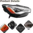 RH HID/Xenon Headlight Assembly Fit for 2016 2017 2018 Audi A6 Quattro S6 LED DRL Headlamp Right Passenger Side Without Ballast and Bulb AU2503195 4G0941044H
