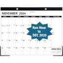 Desk Calendar 2024-2025 – Jul 2024 – Dec 2025, 18 Monthly Desk Calendar, Large Desk Calendar 2024, 22'' x 17'', 2024-2025 Desk/Wall Calendar with Desk Pad, To-do Lists, Ruled Blocks, Corner Protectors