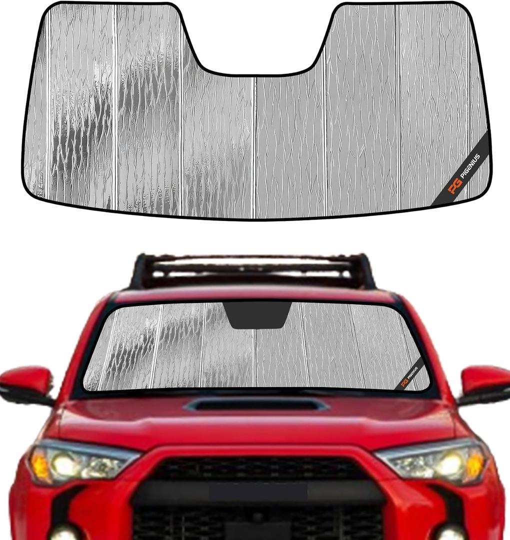 Pigenius Windshield Sunshade for Toyota 4Runner 2020-2024 Front Window Sun Shade - AstraGuard
