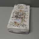 Kolldenn 24 Pcs Thanksgiving Paper Gift Bags Bulk Fall Maple Leaves Gift Bags with Handles Wildflower Floral Seasonal Design for Fall Thanksgiving Wedding Birthday Party Favor Supplies