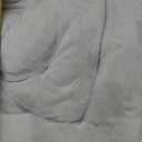 HollyHOME Comfy Oversized Saucer Chair, Extra Large Folding Lounge Chair for Adults, Foldable Accent Lazy Chair for Living Room, Bedroom, Dorm, Collapsible Reading Chair for Teens Kids, X-Large,Grey