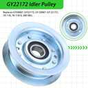 2 Pack GY22172 Idler Pulley John Deere with GY20629 Idler Pulley John Deere Replaces GY22082 Idler Pulley John Deere, GY20110, AUC17621, GY20067 for John Deere D140, D160, LA145, E170 Deck