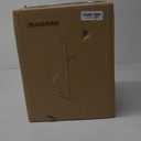 Floor Lamps for Living Room Black, 71" Tall Pole Bedroom Light, Bright Floor Lamp with Adjustable Reading Light, Simple Standing Lamp, White Plastic Lampshade, 3-Way Rotary Switch, Modern Mid-Century