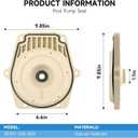 25357-300-000 074564 Seal Plate Fits for Pentair Whisperflo Intelliflo Swimming Pool Pump with Seal Plate Gasket & Shaft Seal PS-1000 & Drain Plugs 071131-192115