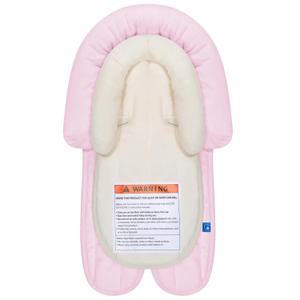 COOLBEBE New 2-in-1 Babybody Supports for Baby Newborn Infants - Extra Soft Stroller Cushion Pads Car Seat Insert, Seasons, Pink