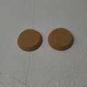 Kathfly Set of 2 Tapered Cork Stoppers for 3.7-4.0 Inch Jar Openings, Large Cork Canning Jar Lids Wood Plugs Glass Wine Bottle Lids for Home Bar Kitchen Accessories, 4.5 Top and 3.8 Base (Large)