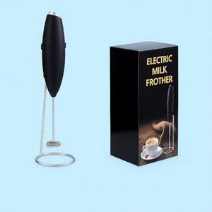 Milk Frother Wand - Powerful Electric Hand Whisk and Mini Blender for Coffee, Matcha and Protein Shakes - Includes 2 AA Batteries - Durable, Easy to Clean and Fast Frother (Black) Milk Frother Wand - Powerful Electric Hand Whisk and Mini Blender for Coffee, Matcha and Protein Shakes - Includes 2 AA Batteries - Durable, Easy to Clean and Fast Frother (Black)