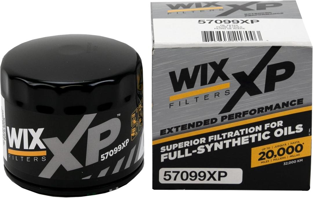 WIX 57099XP WIX XP Oil Filter Replacement, Built for Synthetic Oil - Compatible With Chev/GMC Trks + Vans w/ 7.4L, 8.1L (99-12)