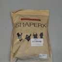 SHAPERX Women's Fajas Colombianas Shapewear Postpartum Tummy Control Body Shaper Butt Lifter Bodysuit (Large, Black)