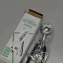 Ice Cream Scoop, 18/8 Stainless Steel Cookie Scoop, Cookie Scoops for Baking, 2 Tbsp/ 30 ml/ 1 oz Cookie Dough Scoop, Ice Cream Scooper with Trigger Release, Cookie Scooper for Baking (Black)