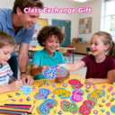 6 x Pinkcow Valentines Day Gifts for Kids Classroom - Valentines Cards with Shoe Charms Bulk for Toddler Class School Exchange Gift - Valentines Kids Party Favors for Boys Girls - 28 Pack