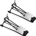 Qualirey 2 Pcs Outdoor Gopher Trap Easy Set Mole Trap Weather Resistant Gopher Killer Vole Killer for Lawn Garden Farm (Black)