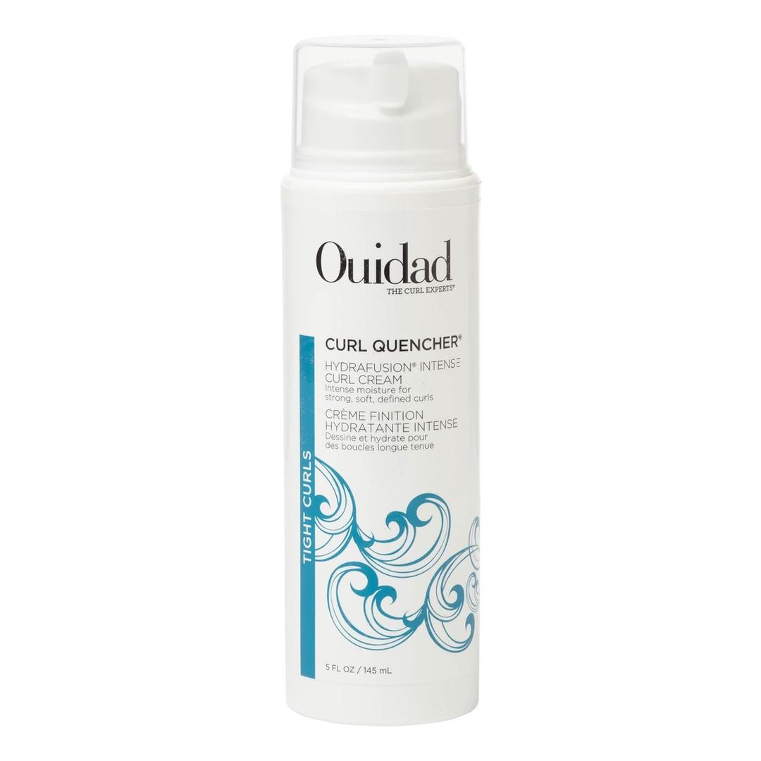 Ouidad Curl Quencher Hydrafusion Intense Curl Cream  5 oz, Curl Defining Styler for Touchable Curls, Flexible Hold Frizz Control Curly Hair Cream, Helps Eliminate Dryness, For Tight Curls