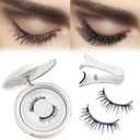 Magnetic Eyelashes With Applicator, No Eyeliner Required, Natural and Beautiful, Reusable