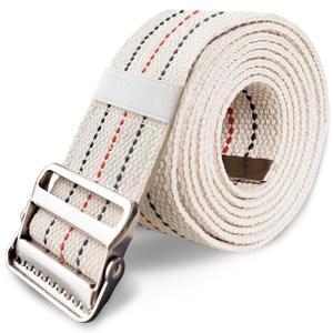 Aliseniors Transfer and Gait Belt with Metal Buckle - 60 Inch, Standing and Transfer Walking Assist Aid for Seniors, Elderly Patients, Caregiver, Nurse, Therapist