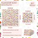 100 Pcs Floral Napkins Disposable Paper Wildflower Napkins, 2-Ply Retro Flower Dinner Napkins Pink Decorative Party Napkin for Spring Summer Picnic Wedding Baby Shower Birthday Tea Party