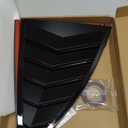 YHCDSEA for Model Y Side Window Louver Cover Sport Style for Tesla Model Y 2021 2022 2023 2024 2025 2026 Accessories (Glossy Black)