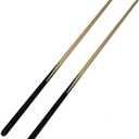  36 inch Wooden Billiard House Cue Sticks Shorty Cues Pool Cues for Kids Hardwood Billiard Cue Sticks 12mm Glue-on Tips, Set of 2