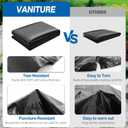 Pond Liner 14 x 14 FT, HDPE Pond Liners for Outdoor, Flexible & Durable Easy Cutting Pond Liners for Garden Fountain, Koi Fish Ponds, Waterfall