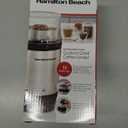 Hamilton Beach Custom Grind Electric Coffee Grinder for 4-14 Cups, One-Press Hand-Free Operation with Auto Shutoff, Removable Grinding Bowl For Easy Pour and Clean, Stainless Steel (80406)