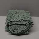 Yimobra Bathroom Rugs Non Slip Washable 32x20 Inch - Ultra Soft Absorbent Chenille Bath Mat, Quick Dry Shaggy Floor Carpet for Tub Shower, Green Home Decor Accessories