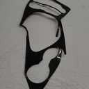 Fancemot Carbon Fiber Gear Shift Panel Trim Compatible with Dodge Challenger 2015-2023, Center Console Gear Shift Panel Cover