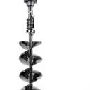 SuperHandy Earth Auger Power Head w/Steel 6"x30" Bit Ultra Duty Eco-Friendly Electric Cordless Lithium-Ion Battery & Charger for Earth Burrowing/Drilling & Post Hole Digging (Earth Auger 6" Set)