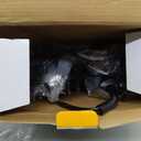 Conair Hair Dryer, 1875W Turbo Blow Dryer with Tourmaline Coating and Ionic Conditioning, Includes Diffuser and Concentrator Attachments, 2 Heat & 2 Speed Settings, Blue/Black