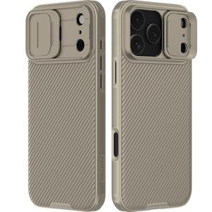 Nillkin Camshield Case for iPhone 17 Pro Max Case, [Built-in Dual Camera Cover][Slim Profile] [Military Grade Drop Protection] Shockproof Bumper Phone Case 6.9 inch 2025 Gold