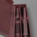 PRO 3-in-1 Thermal Brush Set - Adjustable Temperature, Detachable Curling Brush Heads (1.25", 1.5", 1.77"), Dual MCH, 20s Fast Heating for Quick Volume & Effortless Curls, Rose Pink