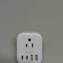 US to UK Plug Adapter for Travel, Ireland Plug Adapter, Type G Adapter with 4 Outlets 4 USB Ports (2 USB C), UK Power Adapter for USA to London Dubai England Scotland British Kenya Qatar Hongkong