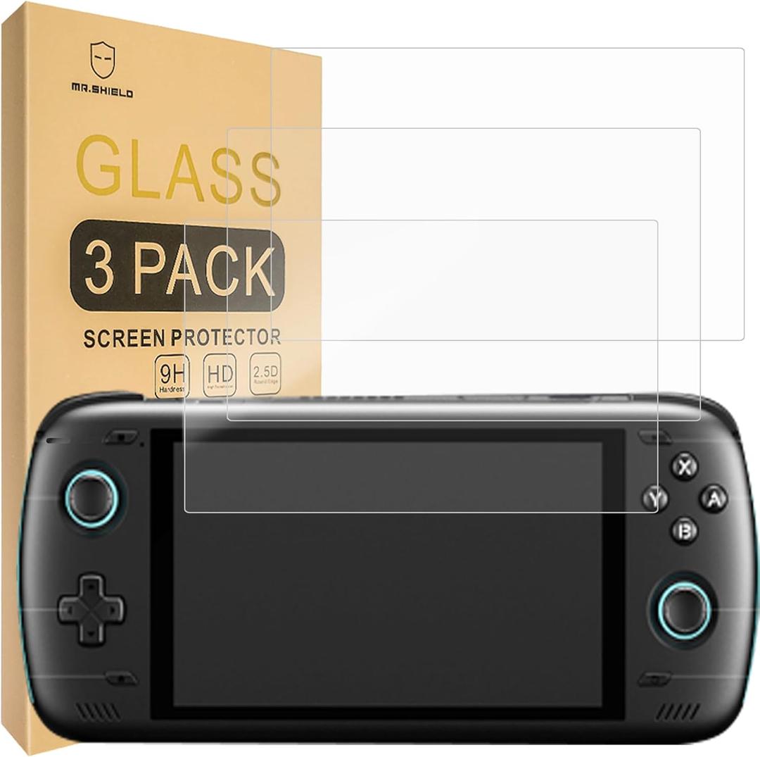 Mr.Shield [3-Pack] Screen Protector For AYN Odin 2 / Odin2 [Tempered Glass] [Japan Glass with 9H Hardness] Screen Protector