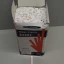 Party Essentials Pack of 300 Disposable Individually Wrapped 10.25 Inches Long Giant Plastic Drinking Straws, Red