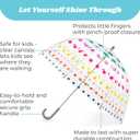 totes Kids Lightweight Dome Canopy Bubble Umbrella with Wind and Rain Protection