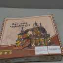 Steampunk Train Station DIY Miniature House Kit – Victorian Fantasy Railtrack Phantom City Dollhouse Kit – Wood 3D Puzzles Tiny House Book Nook Christmas Halloween Birthday