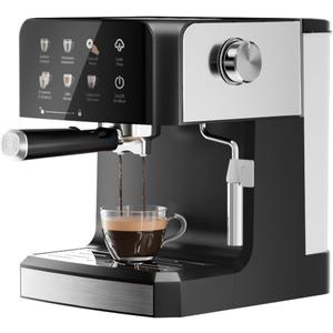 Espresso Machine with Steam Milk Frother20 Bar Expresso Coffee Machines for Home-Espresso Maker with 52oz Water Tank-Barista Coffee Maker for Americano Cold Brew Latte Cappuccino
