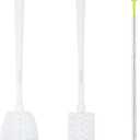 2 Pack 14 Inch Bottle Brush & 12 Inch Straw Brush Cleaner Set - Heavy Duty Kitchen Bottle Brushes for Cleaning Water Bottles, Mugs, Sippy Cups & Tumblers, Lab Use (Large)