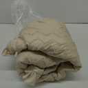 AIKASY The Ruffled Shabby Crib Bedding Set for Girls, Baby Quilted Comforter with Fitted Sheet, Bed Skirt, and Pillowcase. (Khaki)