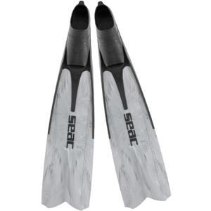 Seac Shout, Long Fins for Scuba Diving, Spearfishing and Freediving, Made in Italy (Size 11-12)