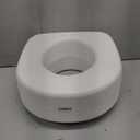Carex Toilet Seat Riser - Adds 5.5 Inch of Toilet Height - Raised Toilet Seat with 300 Pound Weight Capacity, Slip-Resistant, Toilet Riser, Elevated Toilet Seat