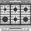 Stove Top Protector for General Electric GE Caf Series Gas Range Stove, Custom Fit Ultra Thin Reusable Burner Splatter Spill Guard Protective Cover Liner in Silver - C2S900P2MS1