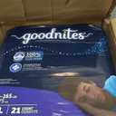 Goodnites Boys' Nighttime Underwear, Size XXL (120-165 lbs), 42 Ct (2 Packs of 21