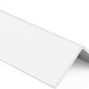 10 Pack Wall Corner Guards, Vinyl 1-1/8" x 48" Trim Protectors, Paintable Corner Molding for Wall Furniture Cabinet Door Countertop Protection, Easy Install