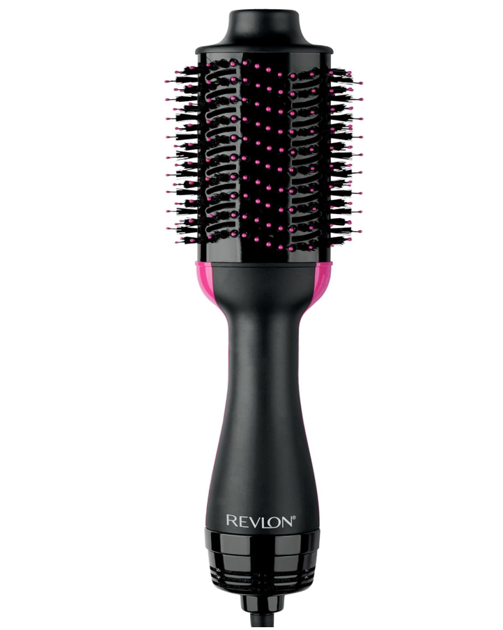 REVLON OneStep Volumizer Hair Dryer and Styler – Easy SalonStyle Blowouts – Less Frizz, More Shine, and Reduced Heat Damage, for All Hair Types and Lengths (Black)