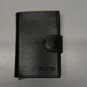 pularys Mini Wallet LONDON - Credit Card Holder Made of Italian Leather - RFID blocking - Up to 9 Card Slots - Coin Pocket - For Men and Women - Classic Design (Black)