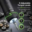 Kartop Electric Screwdriver Kit with 21 Magnetic Bits, Cordless Screwdriver 2000mAh Battery, Rechargeable Power Screwdriver with LED Light
