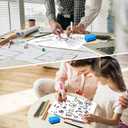 2 x Small White Board Dry Erase 6 Pack Classroom Pack,9"x12"Double Sided Personal Mini Whiteboard for Students School,Portable White Boards Lapboards Including Dry Erase Erasers and Markers